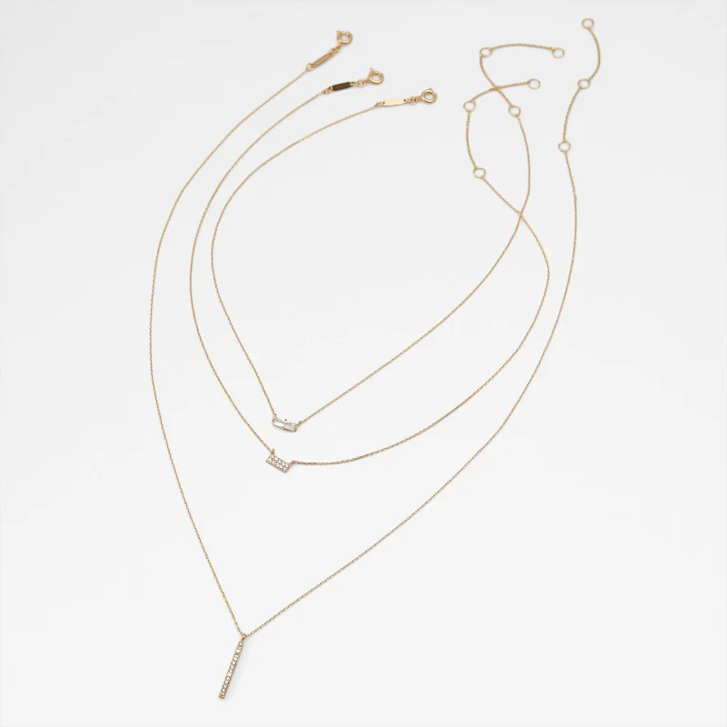 الدو OLINA 3-Pack Gold-Tone Necklaces